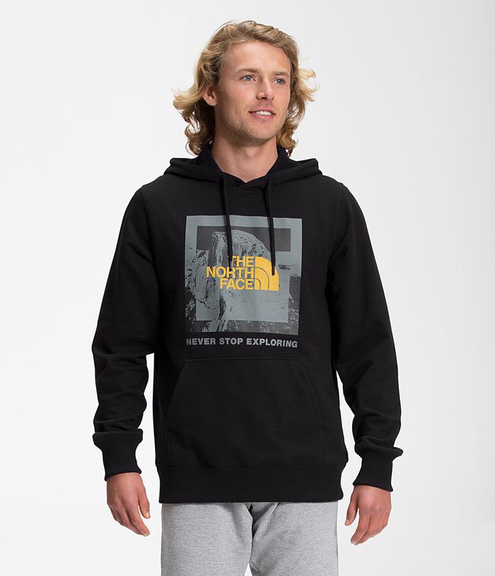 Sudadera Con Capucha The North Face Hombre Recycled Climb Graphic Negras - Peru 87350SPYZ